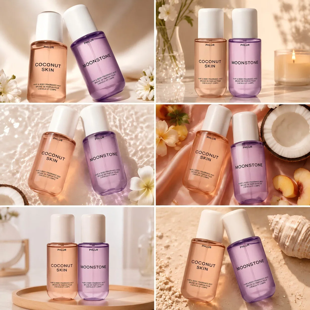 Perfume The Fragrance - Conjunto de Névoas Perfumadas para Cabelo