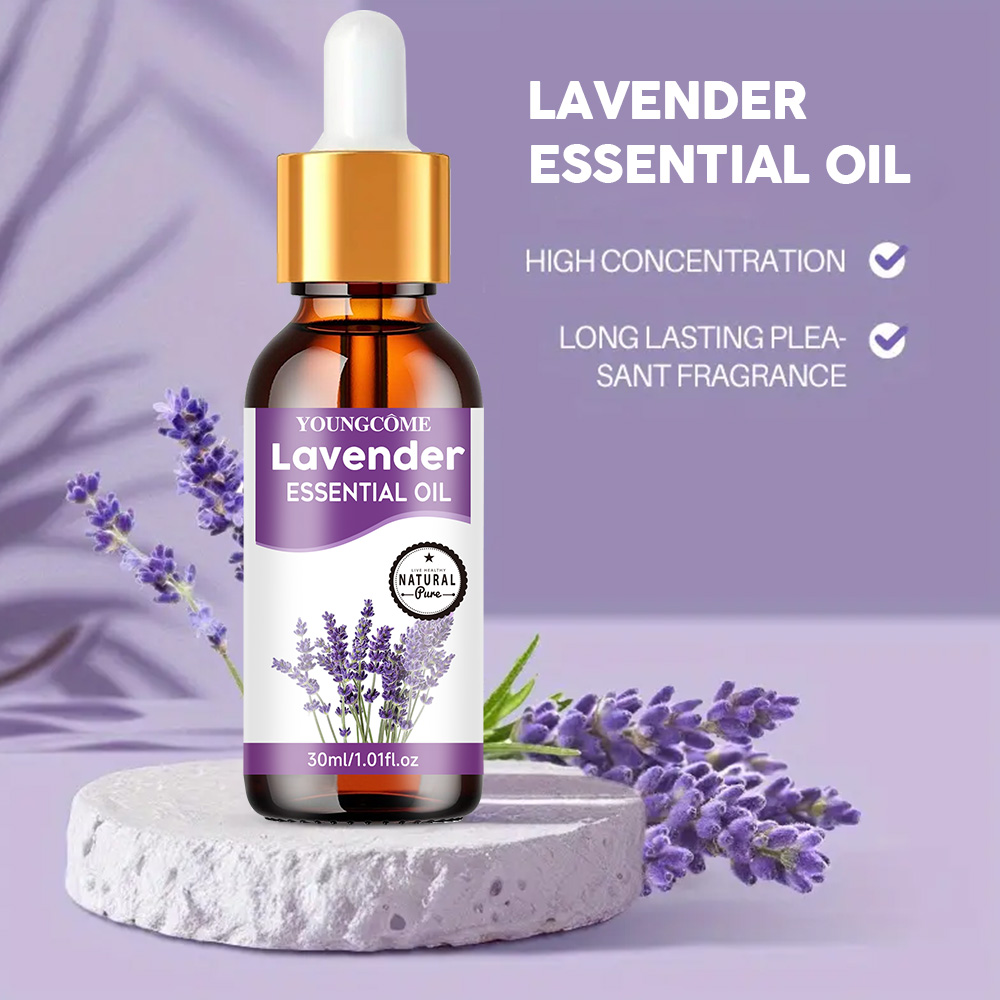 Perfume Lavender Fragrance - Óleo Capilar de Extrato de Lavanda,