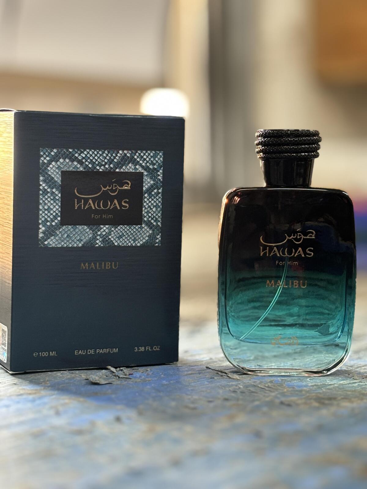 Rasasi Hawas Malibu Para Ele E - Perfume Fragrance Blue avaliação e preço