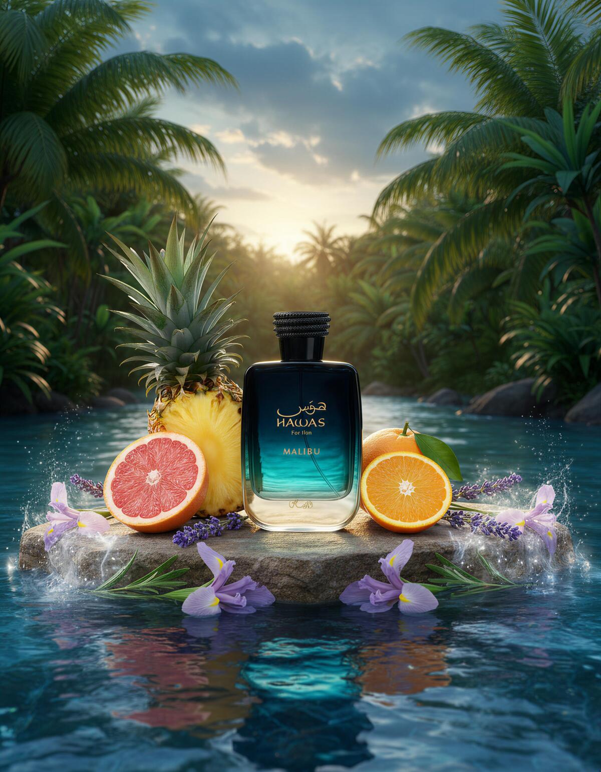 Rasasi Hawas Malibu Para Ele E - Perfume Fragrance Blue avaliação e preço