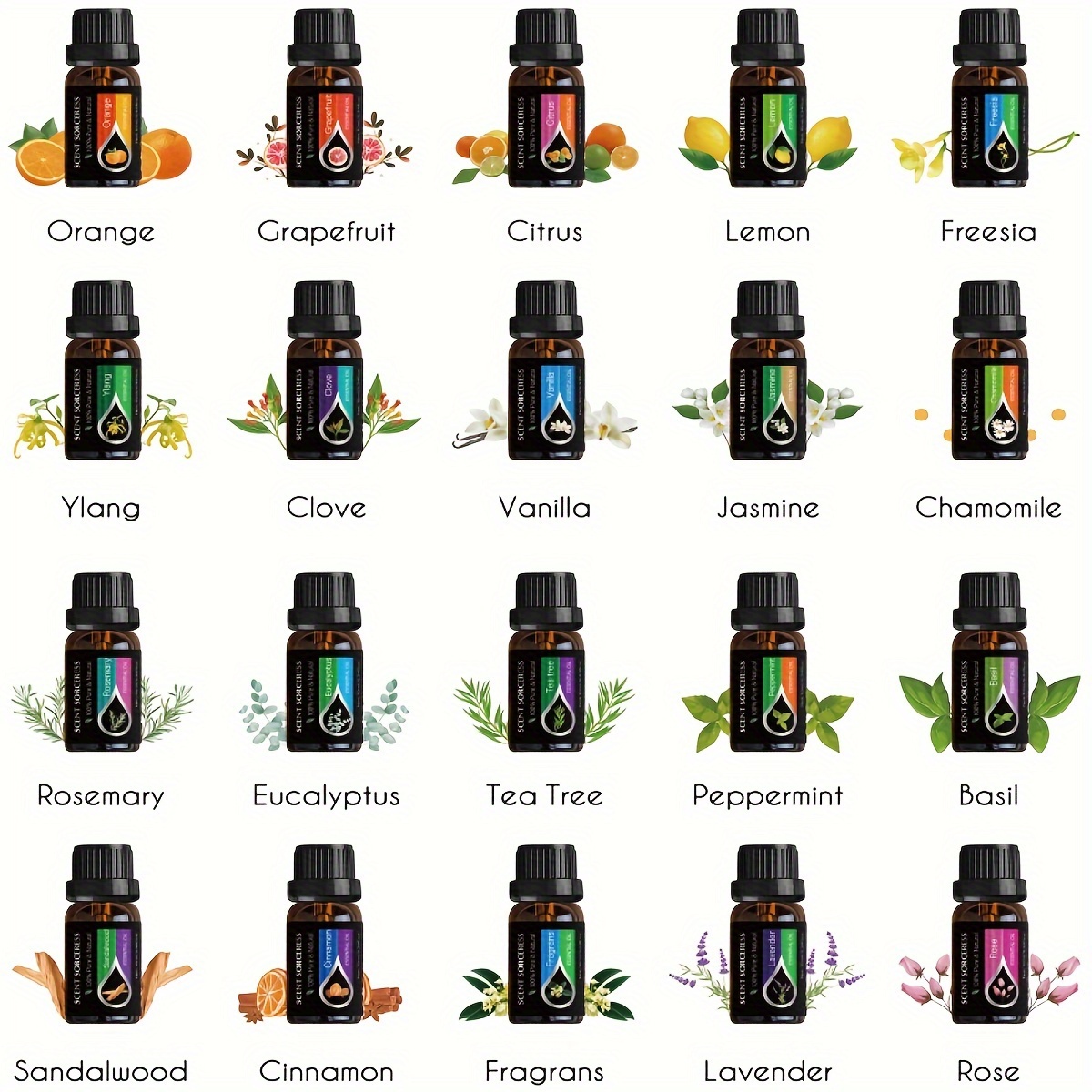 20 pçs/set conjunto de óleo es - Perfume Fragrance Essence avaliação e preço