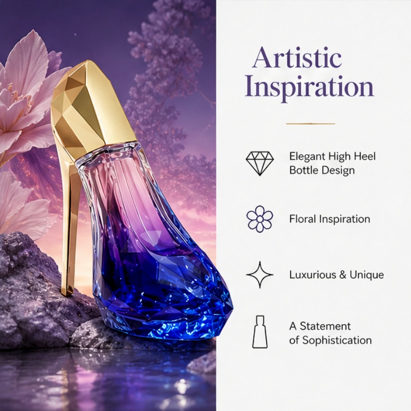 Perfume feminino com design de - Perfume Fragrance Blue avaliação e preço