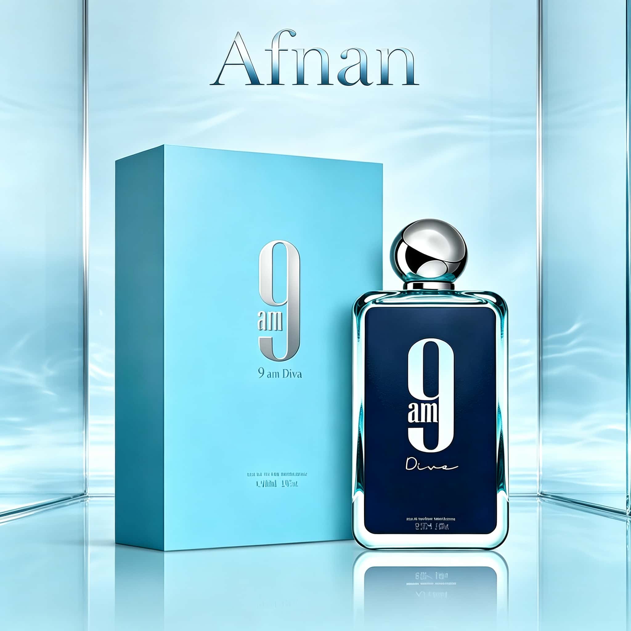 Afnan 9am Diva EDP 100ml Perfu - Perfume Fragrance Blue avaliação e preço