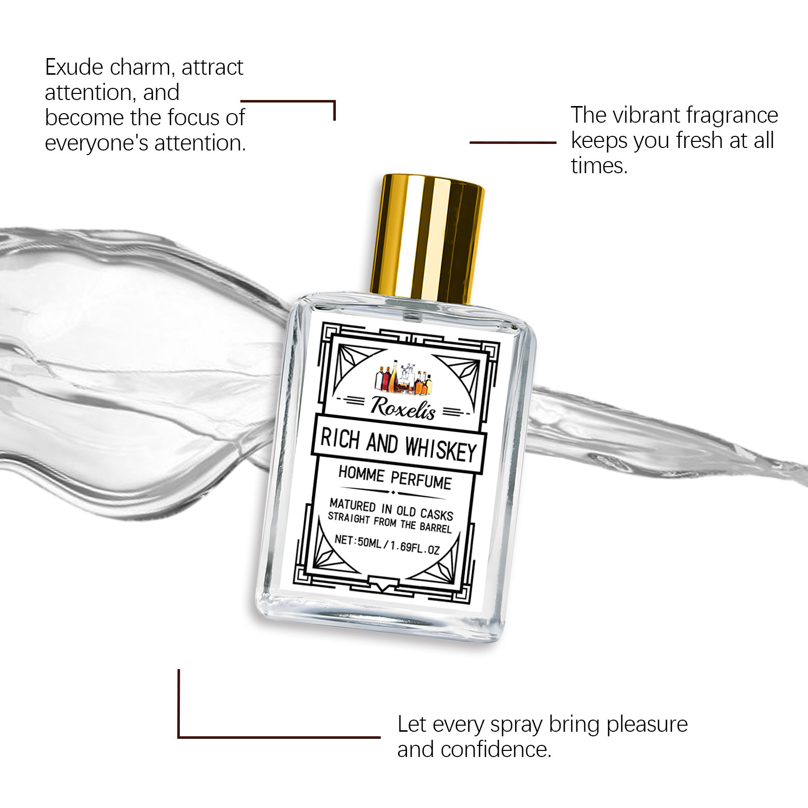 Perfume Masculino Roxelis 50ml - Perfume The Fragrance avaliação e preço