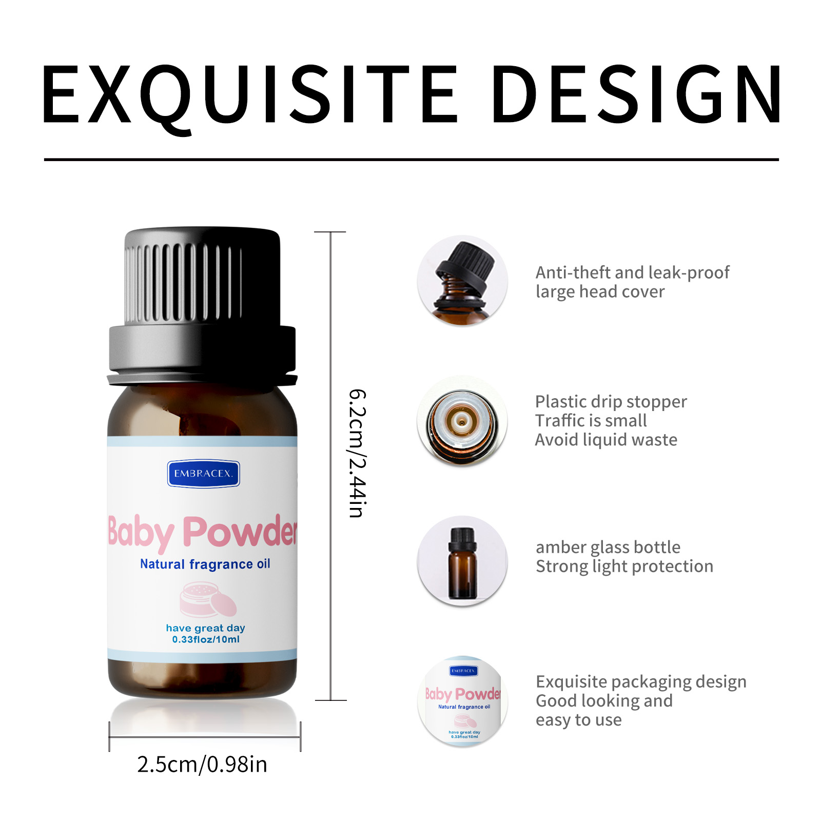 Óleo Essencial de Pó de Bebê 1 - Perfume Fragrance Essence avaliação e preço